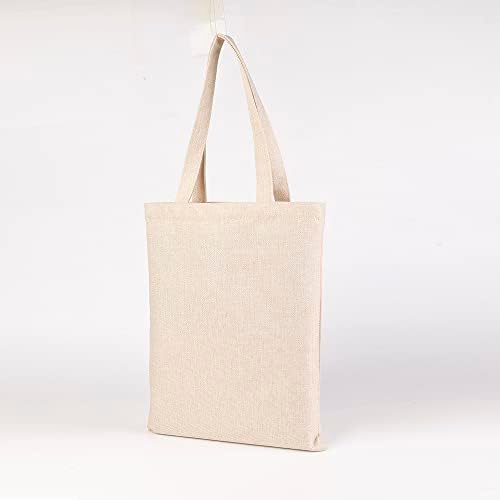 Üres Vászon Táska, Esztétikus, Természetes, Egyszerű Tote Bags Táskák Újrafelhasználható Aranyos Táska Nők (31x36cm,Feneketlen)