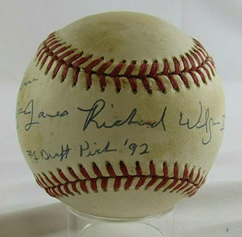 Preston Wilson Aláírt Automatikus Aláírást Rawlings Baseball B113 - Dedikált Baseball