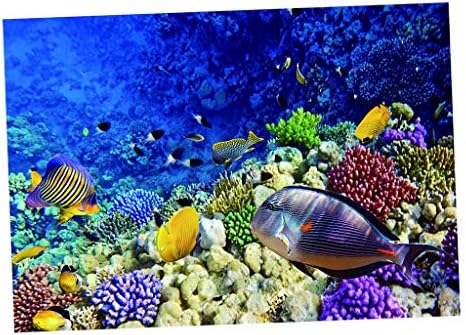 Akvárium Dekoráció, Kiegészítők,Akvárium Dísz,Élőhely-Szobor, 3D Sea World akvárium Háttér Ragasztóanyag a Víz alatti