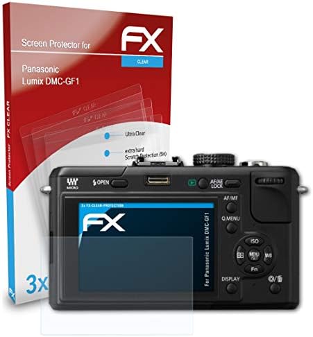 atFoliX Képernyő Védelem Film Kompatibilis a Panasonic Lumix DMC-GF1 képernyővédő fólia, Ultra-Tiszta FX Védő Fólia