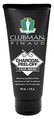 Clubman Pinaud Szén Peel-off Maszk, Hidratáló, valamint Ásványi anyagokban Gazdag, 3 fl oz - 1 csomag