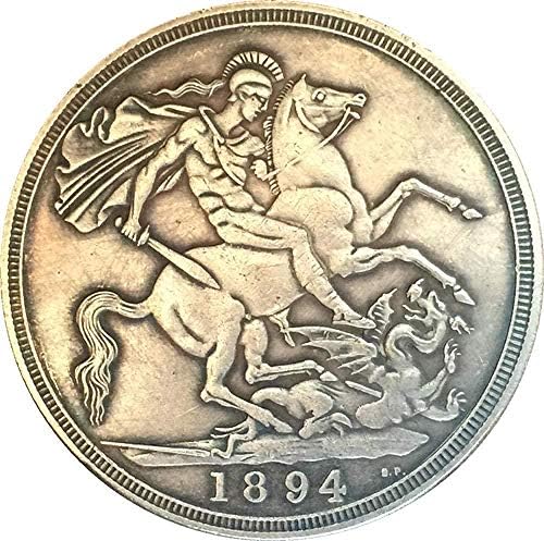 Az egyesült KIRÁLYSÁG 1894 1 Korona - Victoria 3. Portré Másolás Érmék COPYCollection Ajándékok