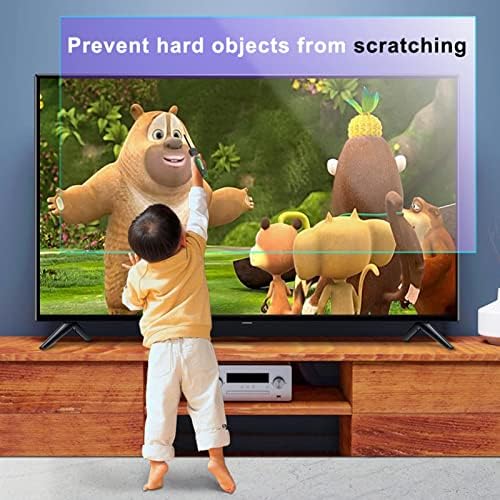 WSAH PET-Film, TV-Képernyő Védő Maszk Szűrő 32-75 Inch, Anti Kék Fény & Anti-Vakító fény, a Szem Védelme, LCD, 4K OLED