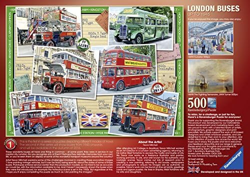500pc Londoni Buszok Fel, Hogy 1945 Kirakós játék