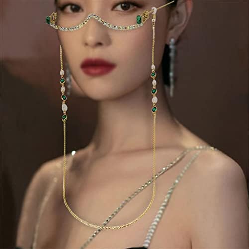 Szemüveg Lánc Női Zsinór Rögzítésre Dekoratív Lánc Végét Nyak L Lánc Gyöngy Charm Lánc