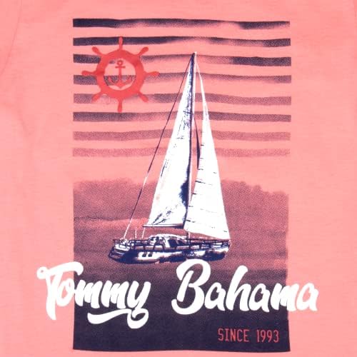 Tommy Bahama Fiúk 2-Darab Gyerek Ruha Szett - Rövid Ujjú póló & Nadrág 2-Pack Csomagban Meghatározott gyermek