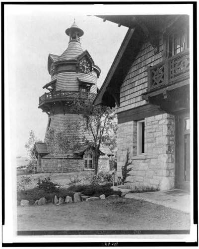 HistoricalFindings Fotó: Otthon Edmund Cogswell Converse,Greenwich,Connecticut,CT,1908,Külső,3