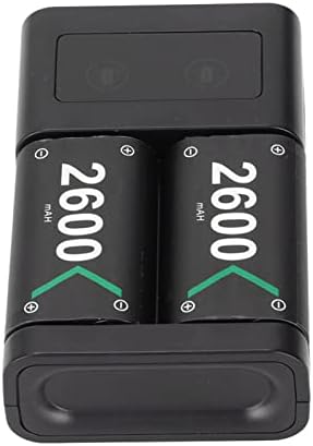 Töltő Állomás, 2600mAh Újratölthető Akkumulátor Töltő Tartós 5V DC ABS a Gamepad