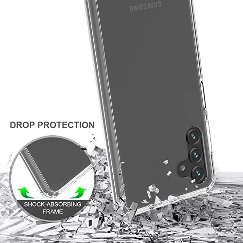 Tok Samsung Galaxy A13 5G Telefon Esetében, Oldalán Szilikon Esetben Nehéz PC Vissza Shell, rezgéscsillapító, valamint