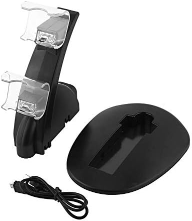 USB Töltő Állomás Állvány Fekete PS4-Slim/Pro Vezérlő