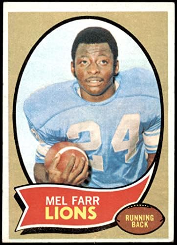 1970 Topps 52 Mel Farr Detroit Lions (Foci Kártya) VG Oroszlánok UCLA