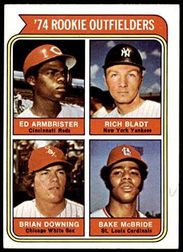 1974 Topps 601 Újonc Szélen Sütni McBride/Brian Downing/Ed Armbrister/Gazdag Bladt Cincinnati Reds/Yankees/White Sox/Cardinals