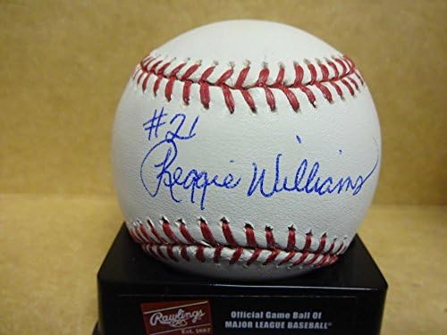 Reggie Williams Los Angeles Dodgers Aláírt M. l. Baseball W/coa - Dedikált Baseball