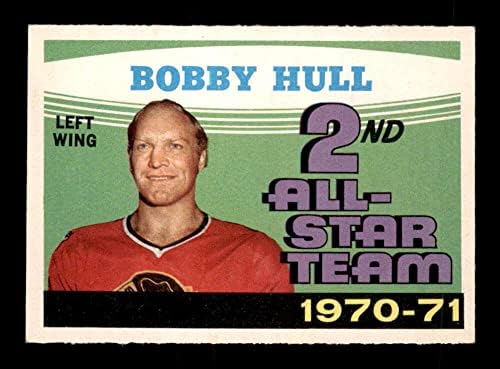 261 Bobby Hull AS2 HOF - 1971 O-Pee-Chee Jégkorong Kártyák (Csillag) Osztályozott EXMT+ - Aláíratlan Jégkorong Kártyák