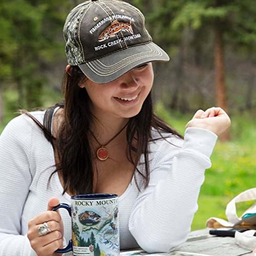Xplorer Térképek Rocky Mountain Nemzeti Park Térkép Kerámia Bögre (Nagy 16oz) a Csésze Kávé, Tea, Kakaó, Forró Csoki,