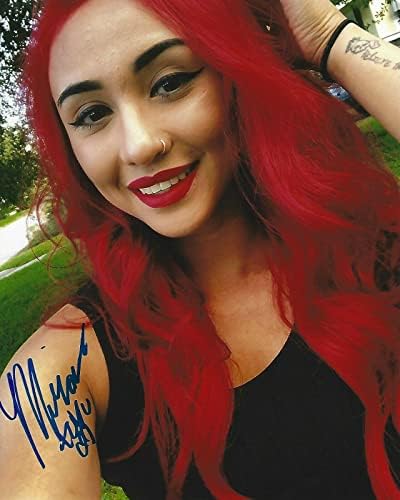 Miranda Alize Aláírt 8x10 Fotó ROH AEW AAA Impact Wrestling Kép Autogramot 1 - Dedikált Futball Fotók