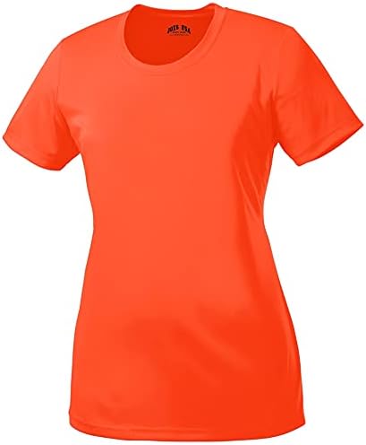 DRI-Felkészítse a Nők Neon Színű tömegeket Sportos póló Méretek: S-4XL