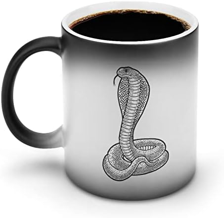 Kobra-Kígyó, Bögre, Kerámia teáscsésze Hordozható hőérzékeny Bögre Kezelni a Haza Utazási Iroda