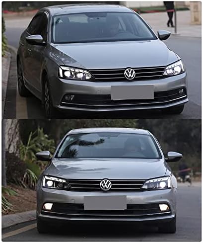 inginuity idő LED Fényszóró VW Volkswagen Jetta 2012 2013 2014 2015 2017 2018-Az induló Animáció Szekvenciális