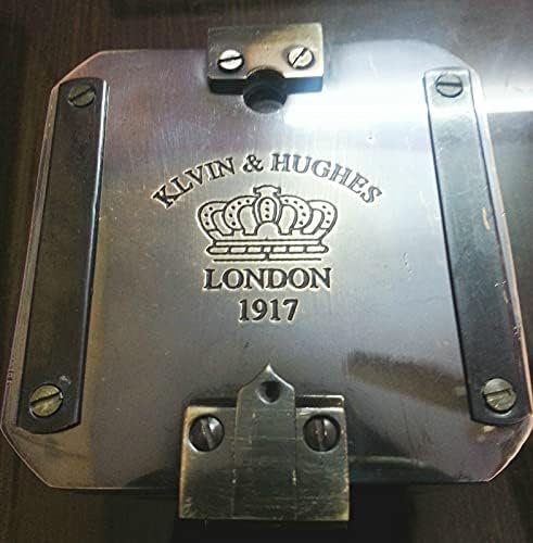 Brunton Iránytű Tengeri~Kelvin & Hughes London 1917 Antik 3