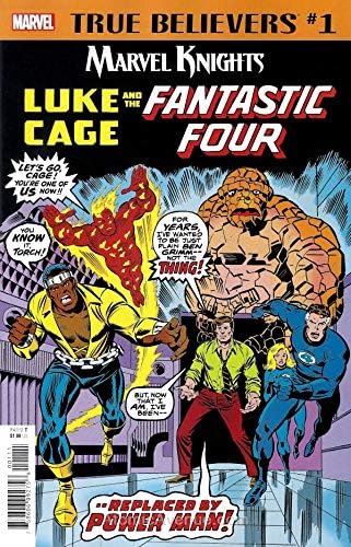 Igaz Hívők: Marvel Knights 20th Anniversary-Luke Cage, a Fantasztikus Négyes 1 VF/NM ; Marvel képregény