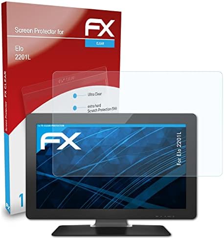 atFoliX Képernyő Védelem Film Kompatibilis Elo 2201L képernyővédő fólia, Ultra-Tiszta FX Védőfólia