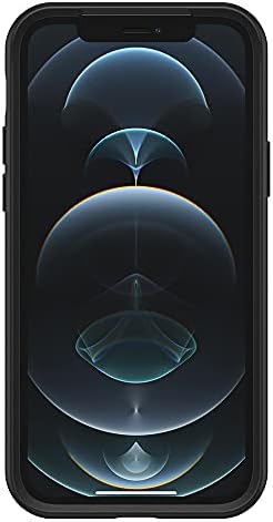 OtterBox iPhone 12 12 Pro Szimmetria Sorozat+ Tok - Fekete, Ultra-Vékony, Pattan, hogy MagSafe, Emelt Széleit Védi a