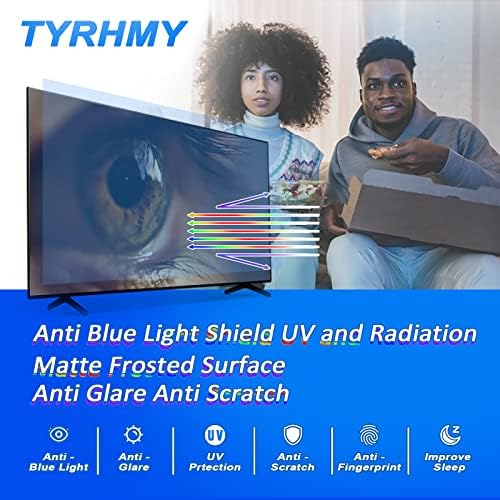 TYRHMY Tükröződésmentes TV Képernyő Védő 75 Inch LCD, LED stb, Ki a Kék Fény, Anti-UV Enyhíti a Szem Megerőltetése,