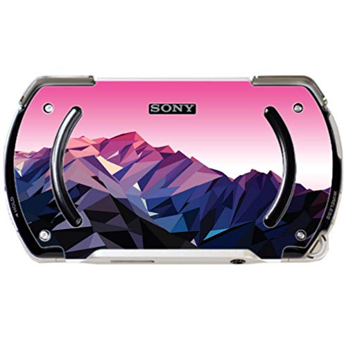 Lila, Rózsaszín Alacsony Poli-hegység Kialakítás Vinyl Matrica Bőr által egeek amz a PSP Go