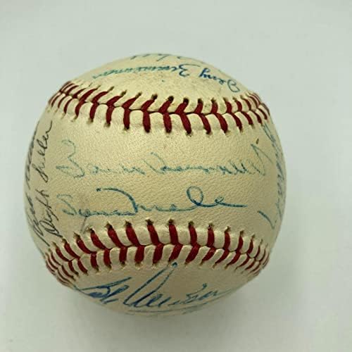 1963 Minnesota Twins Csapat Aláírt Amerikai profi Baseball-Liga PSA DNS-COA - Dedikált Baseball