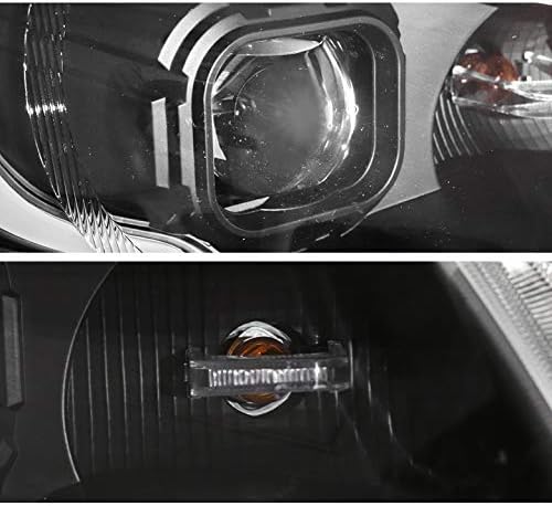 ZMAUTOPARTS LED Cső Vetítő Fényszórók Fekete w/6.25 Kék LED DRL A 2012-2015 Subaru Impreza / 2013- Crosstrek