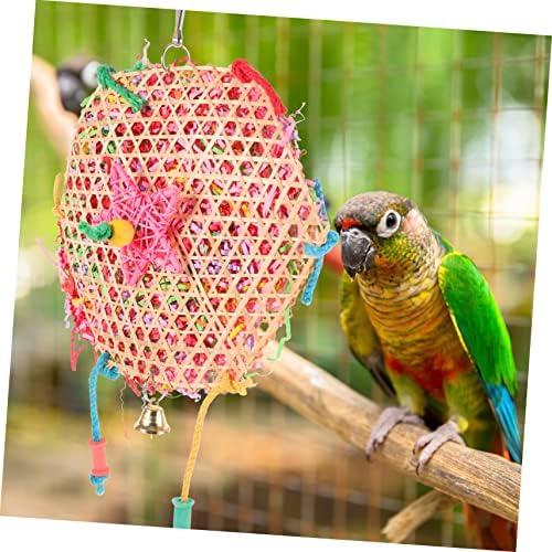 Ipetboom 2db Madár Érdekes Játék Papagáj Kakadu Játékok kopásálló Vicces Játék Pet Rágni, Harapni a Zúzó Lóg Afrikai