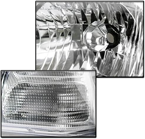 ZMAUTOPARTS Az 1999-2003 Suzuki Grand Vitara / 2002-2003 XL-7 Chrome Fényszórók Lámpák 6.25 Kék LED Világítás DRL