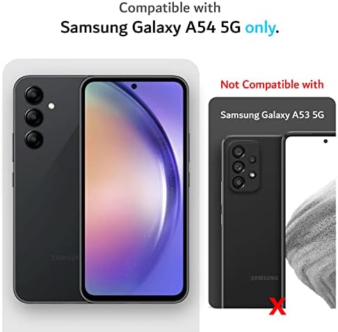TUDIA DualShield Markolat Samsung Galaxy A54 5G Esetben (2023), [MergeGrip] Kettős Réteg Ütésálló Slim Katonai Minőségű