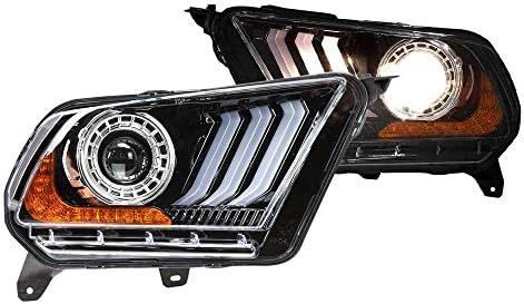 Winjet Lázadó Sorozat Kompatibilis 2010 2011 2012 S197 Ford Mustang S550 Stílus DRL LED Szekvenciális Projektor Utángyártott