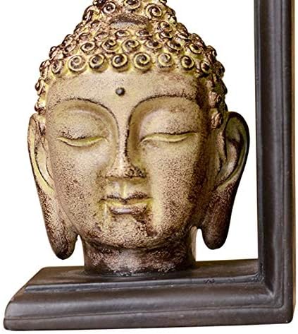 LIUSHI Buddha Könyvtámasz a Nehéz Könyv, a Könyv végül az Office Dekoratív, Office Home Zen Szobor Dekor Díszek, 1 Pár,Beállítása