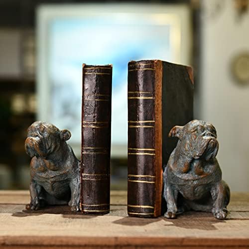 Kutya Díszítő keretet ad a Könyvet Tartó - Vintage Dekor Polc Könyv Végén, hogy Tartsa a Könyvek nagy teherbírású lakberendezés