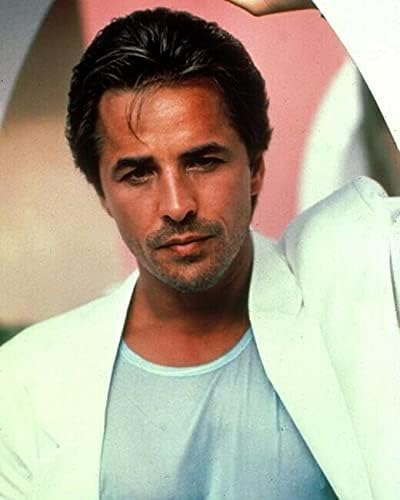 Don Johnson titokzatos portré, mint Sonny Crockett Miami Vice-ban 8x10-es hüvelyk fotó