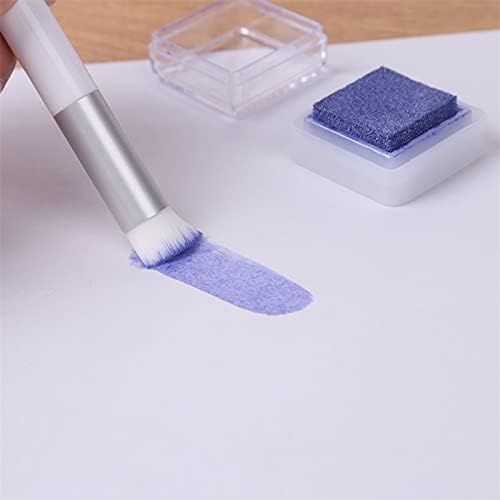 10 Csomag Mini Keverési Kefék Meghatározza a Kártya Készítés Rajz Ravaszkodó Tinta Paintbruhses Meghatározza a Bélyegzés