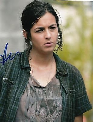 Alanna Masterson aláírta A Walking Dead TV 8x10 fotó w/coa Tara Chambler 2