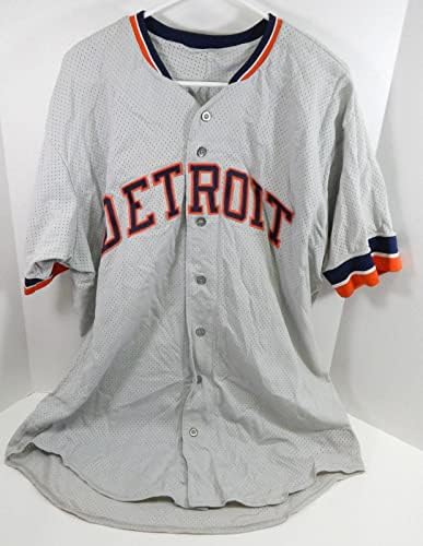 1988-ban a Detroiti Tigrisek Üres Játék Kiadott Szürke Jersey gyakorlást 50 813 - Játék Használt MLB Mezek