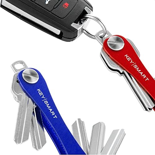 KeySmart Kompakt, Kulcs Birtokosa kiegészítő Tartozék - Rozsdamentes Acél Hurok Darab Csomag Klasszikus Kompakt kulcstartó