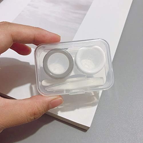 TBIIEXFL Kétfejű Mezőbe, Multi-Frame Merev Szemüveg Esetben, Hordozható Egyszerű Színes kontaktlencse Mezőbe, kontaktlencse