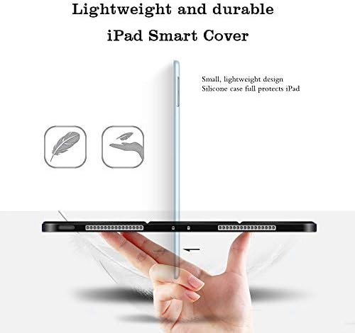 Fullgaden iPad Case - Ultra Vékony, Könnyű, Okos Shell Stand Fedél Áttetsző Matt Vissza (Auto Wake/Sleep)，Több modell