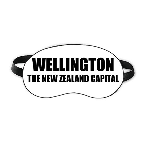 Wellington, Új-Zéland Fővárosa Aludni Szem Pajzs Puha Este Kendőt Árnyékba Borító