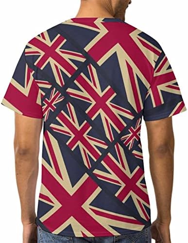 Az egyesült KIRÁLYSÁG Nagy-Britannia Zászlók Férfi Hippi Hip-Hop Póló Divat Streetwear Elegáns, Alkalmi Felsők Nyomtatás