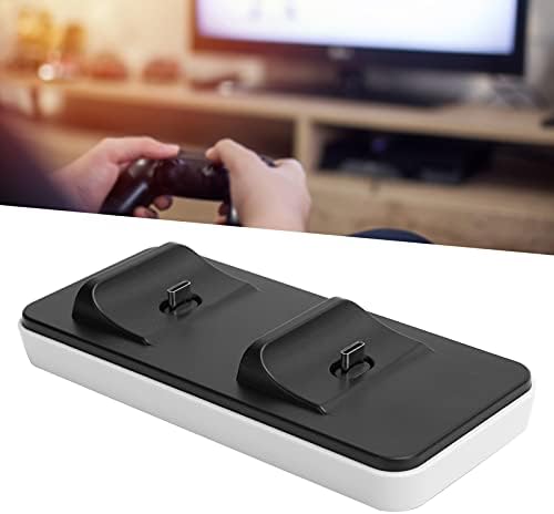 Gamepad Kettős Töltő, Töltő Állomás a PS5 Gyors Töltési Sebesség Közvetlen USB Csatlakozó Könnyű Súly a PS5 Vezeték